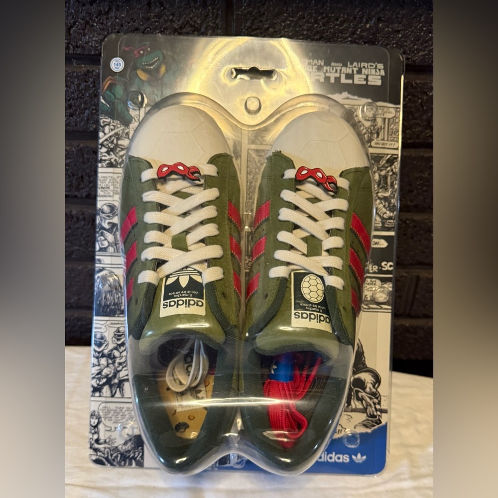 Adidas Superstar Shelltoe Teenage Mutant Ninja Turtles IF9280 M 8 W 9 NWT